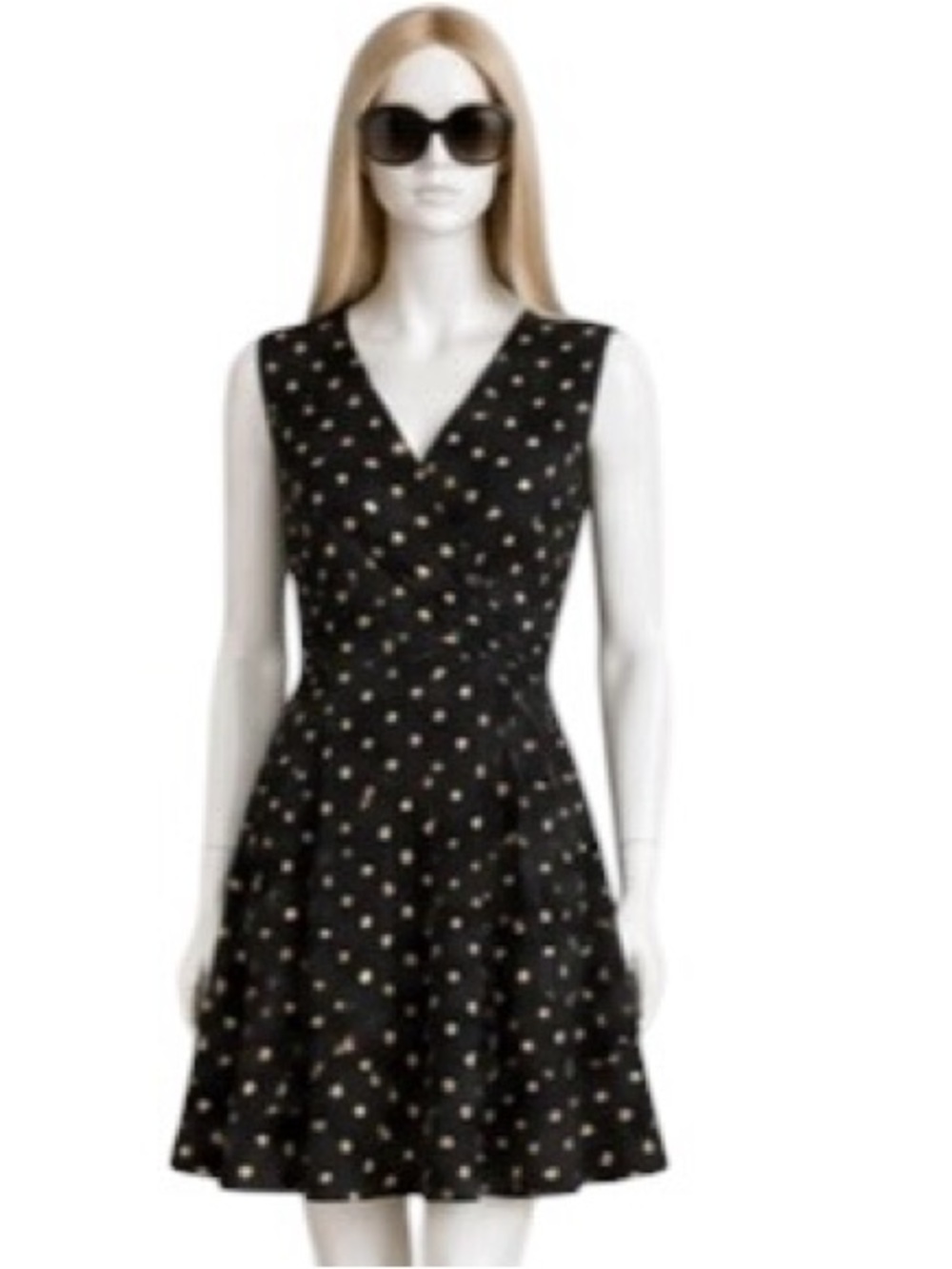 Maeve for Anthropologie Ophira Polka Dot Dress Size S
